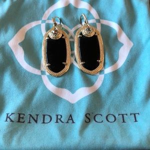 Kendra Scot Dani Black Quartz Earrings